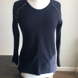 Black Studded Sweater